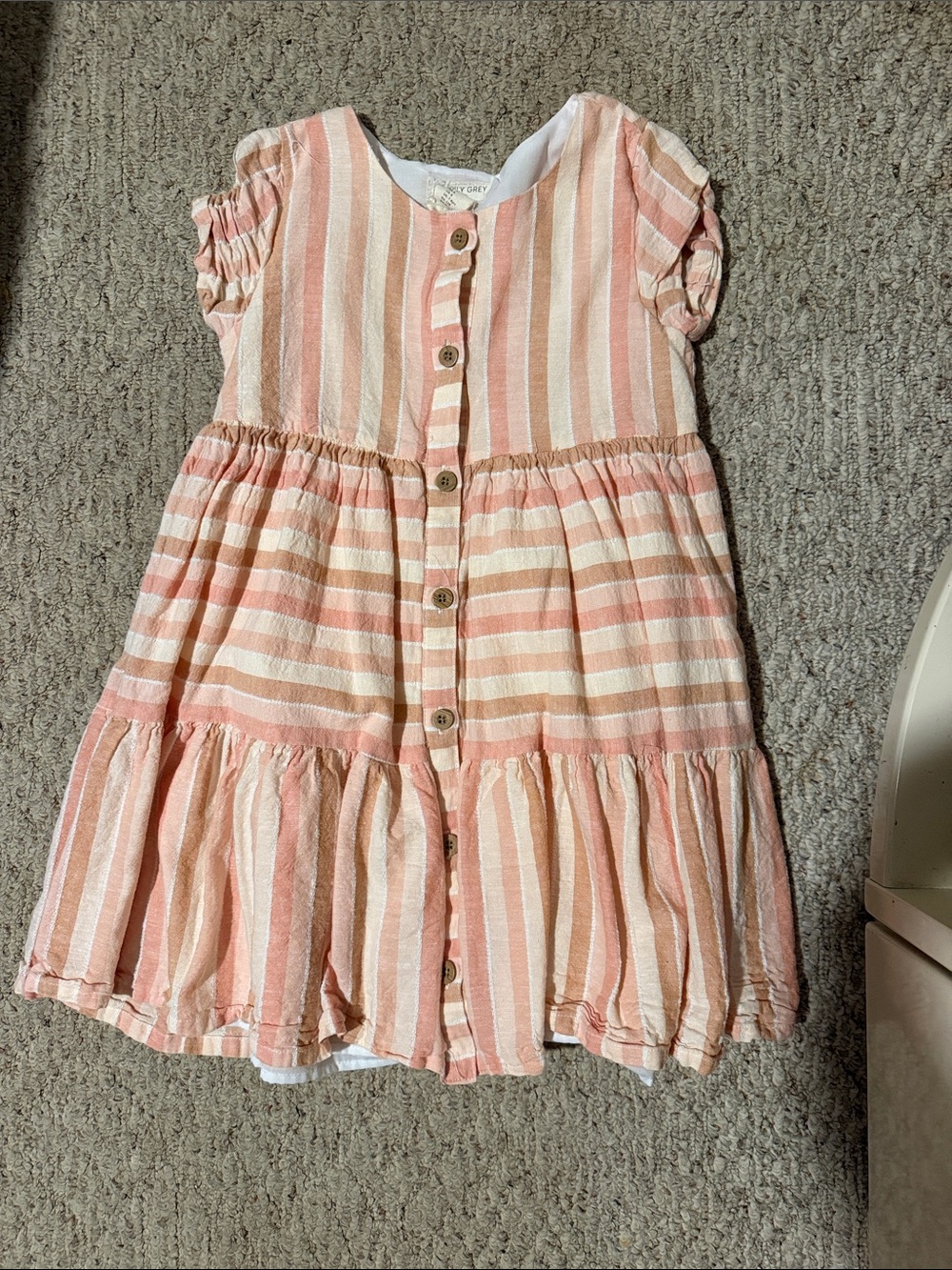 Girls Stripped Dress size 8
